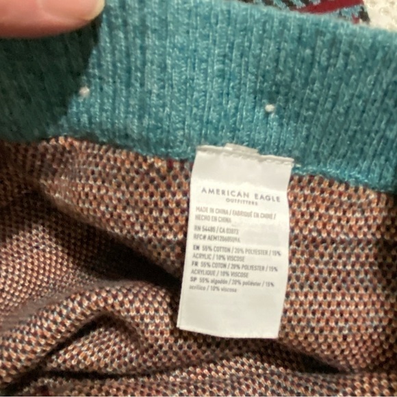 American Eagle polar bear sweater leggings size L - Picture 5 of 10